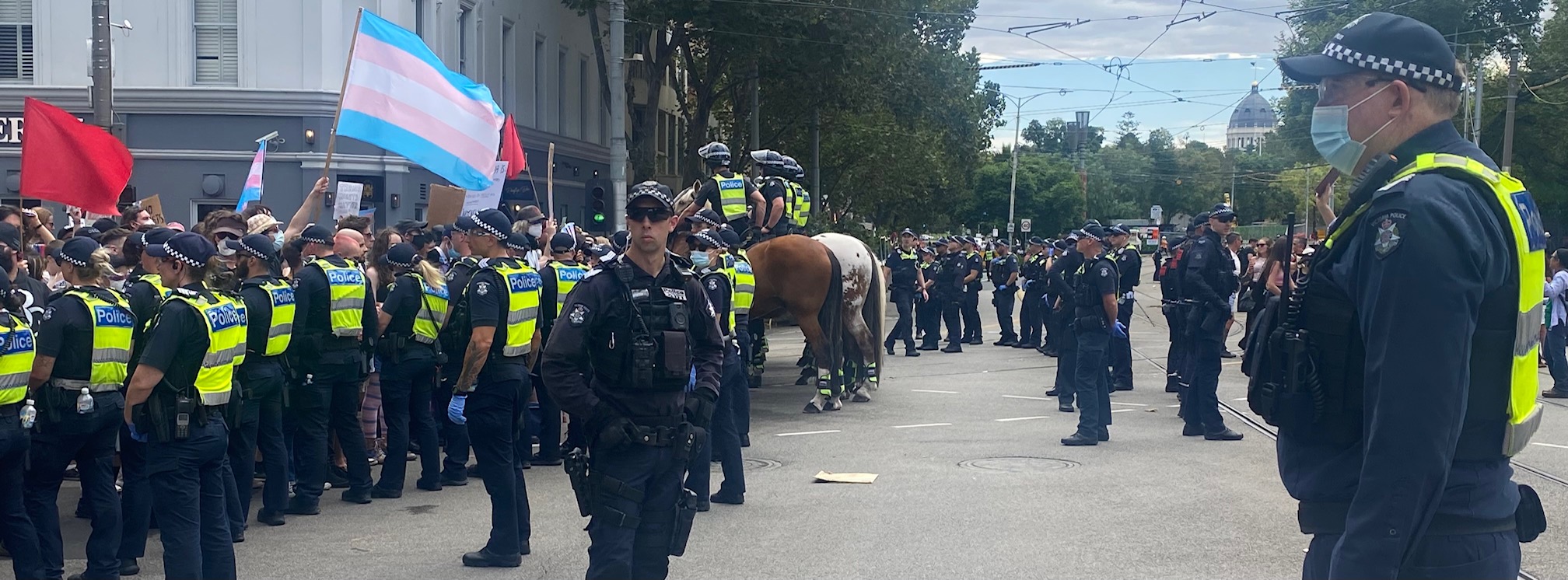 Statement of Concern: Policing of opposing anti-trans & trans rights  rallies • Melbourne Activist Legal Support